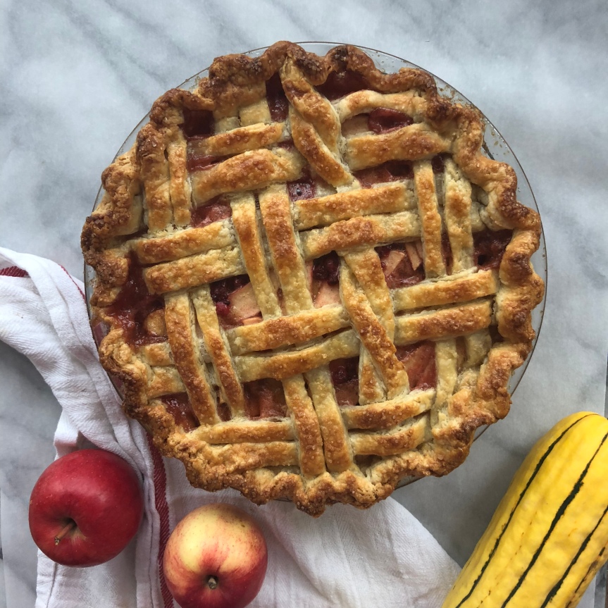 Red Currant Apple Pie